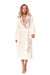 Luxurious Embroidered Women's Robe with Comfortable Pockets and Adjustable Tie