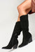 Sustainable Chic Eco-Suede Stiletto Boots with Enhanced Comfort