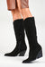 Sustainable Chic Eco-Suede Stiletto Boots with Enhanced Comfort