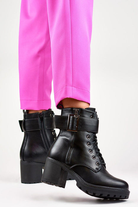 Elegant Eco-Leather Heeled Ankle Boots - PRIMO