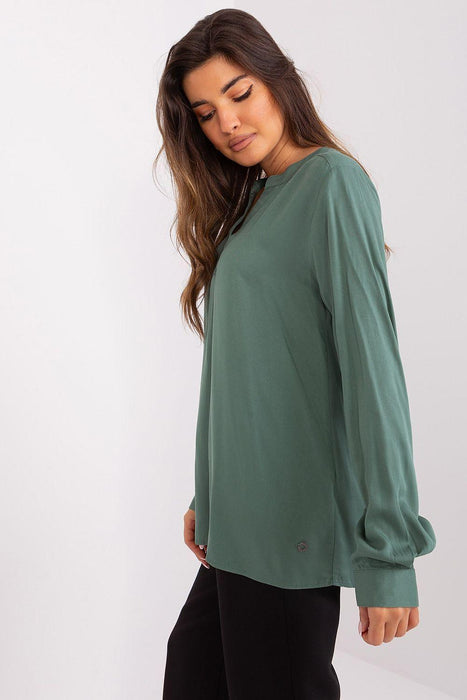 Sophisticated V-Neck Lightweight Viscose Blouse