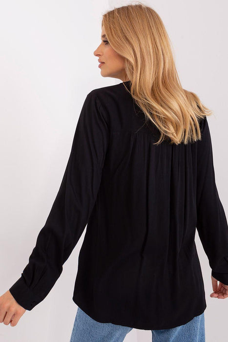 Sophisticated V-Neck Lightweight Viscose Blouse