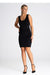 Sophisticated Sleeveless Foam Evening Dress