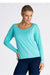 Chic Loose-Fit Round Neck Blouse with Drop Shoulder Design