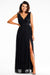 Enveloping Elegance Mesh Maxi Dress