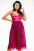 Elegant Satin Strapless Cocktail Dress