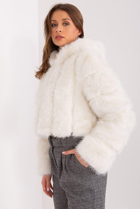 Chic Faux-Fur Women's Transition Coat