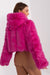 Chic Faux-Fur Women's Transition Coat