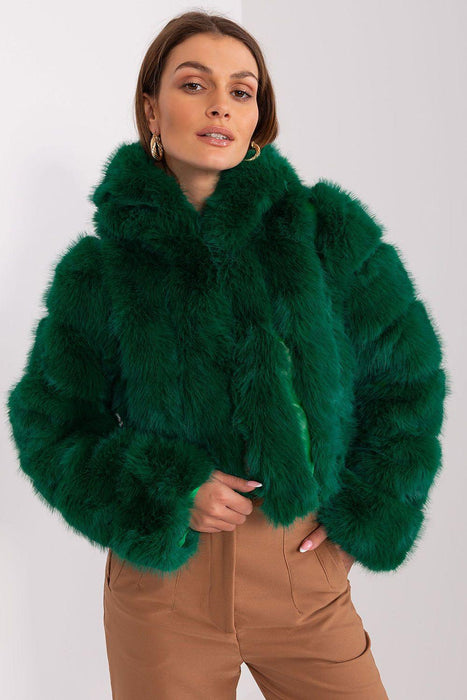 Chic Faux-Fur Women's Transition Coat