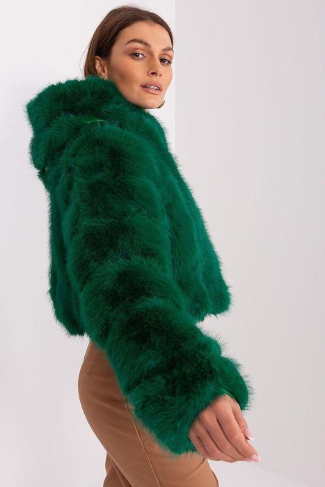 Chic Faux-Fur Women's Transition Coat