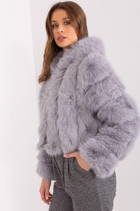 Chic Faux-Fur Women's Transition Coat