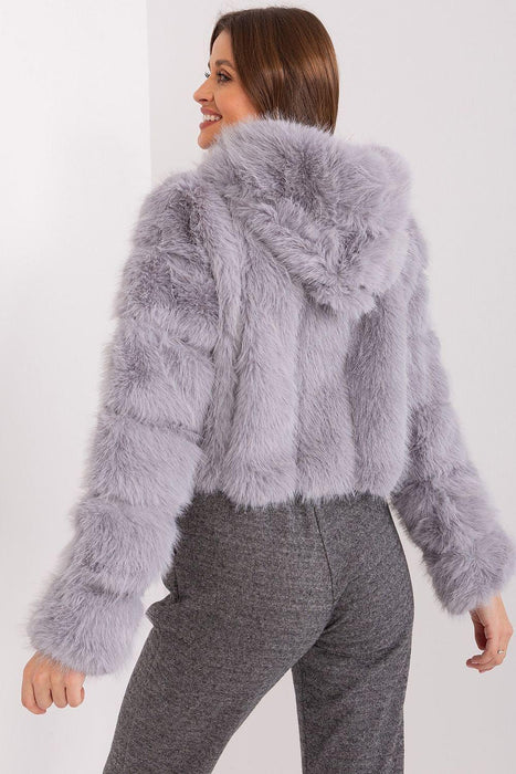 Chic Faux-Fur Women's Transition Coat