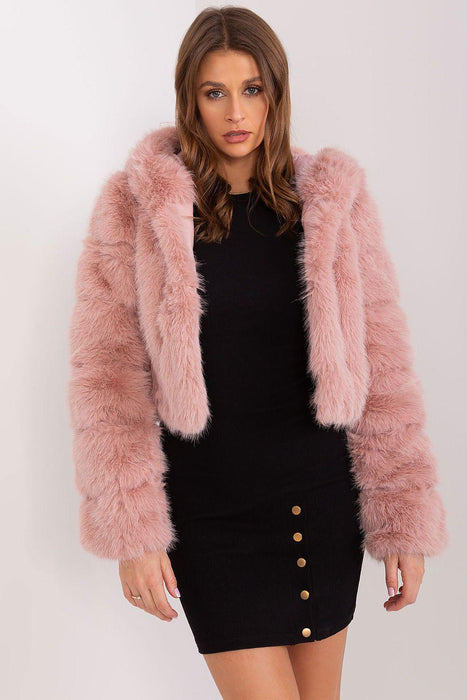 Chic Faux-Fur Women's Transition Coat