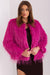 Faux Fur-Adorned Chic Jacket for Stylish Occasions