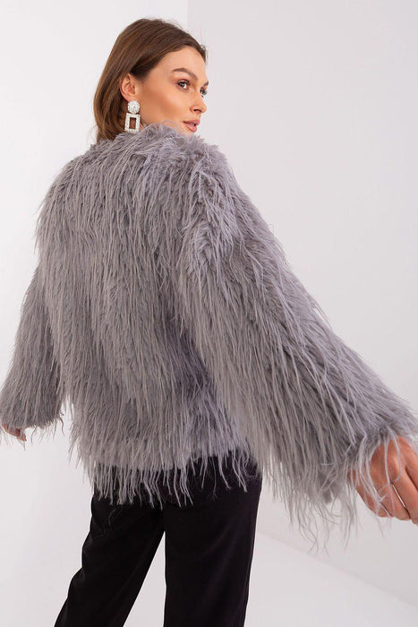 Chic Fur-Adorned Seasonal Jacket