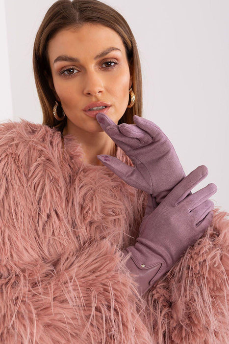 Elegant Touchscreen Floral Gloves