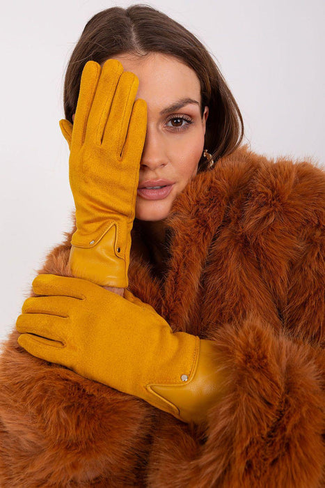 Elegant Touchscreen Floral Gloves