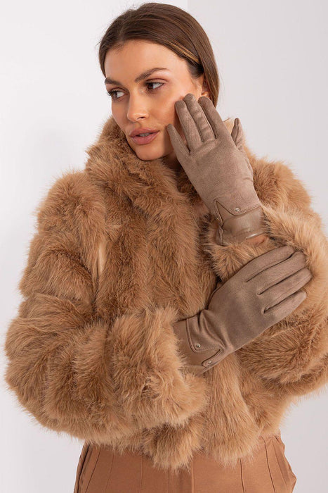 Elegant Touchscreen Floral Gloves