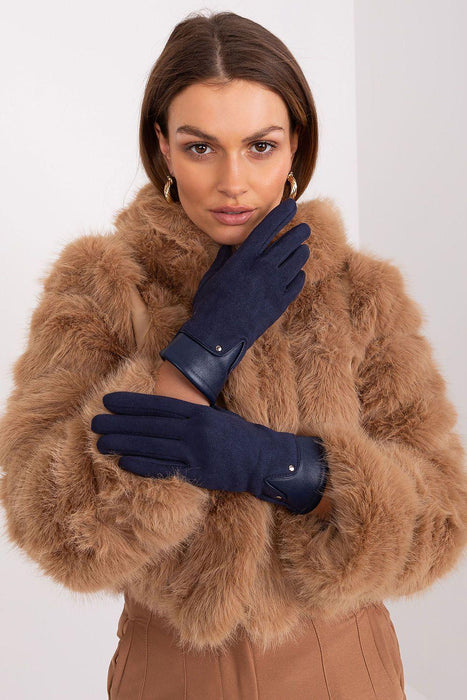 Elegant Touchscreen Floral Gloves