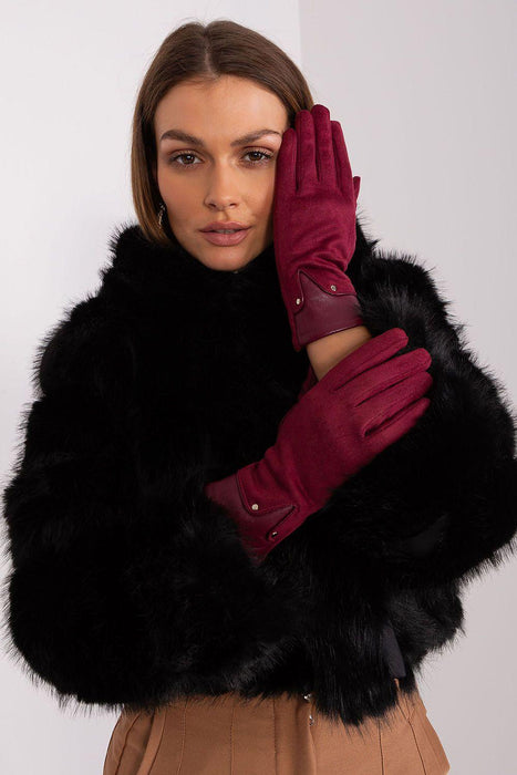 Elegant Touchscreen Floral Gloves