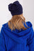 Glamorous Rhinestone-Embellished Cashmere Winter Beanie Hat