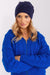 Rhinestone-Studded Cashmere Winter Beanie Hat