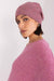 Glamorous Rhinestone-Embellished Cashmere Winter Beanie Hat