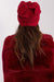 Rhinestone-Studded Cashmere Winter Beanie Hat