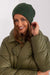 Rhinestone-Studded Cashmere Winter Beanie Hat