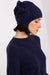 Winter Chic Knit Beanie with Decorative Applique