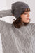 Winter Chic Knit Beanie with Decorative Applique