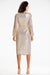 Glistening Sequin Wrap Dress with Elegant Side Ties and Ruching Details