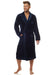 Elegant Men's Knit Bathrobe with Functional Pockets