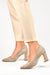 Sustainable Chic Beige Stiletto Pumps Crafted from Eco-Friendly Leather