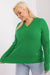 Trendy Plus Size Variegated Knit Sweater in Luxurious Viscose - Must-Have for Women's Winter Fashion