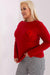 Playful Pom-Pom Plus Size Viscose Sweater for Effortless Elegance