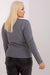 Playful Pom-Pom Plus Size Viscose Sweater for Effortless Elegance