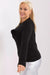 Playful Pom-Pom Plus Size Viscose Sweater for Effortless Elegance