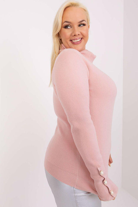 Chic Plus Size Turtleneck Sweater for Trendsetting Women