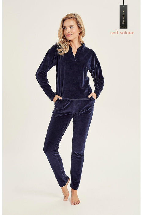 Cozy Chic Velour Tracksuit Set