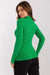 Sophisticated Ribbed Sweater with Elegant Stand-Up Collar for Every Occasion