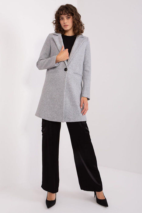 Elegant Allure: Women's Classic Polyester Coat