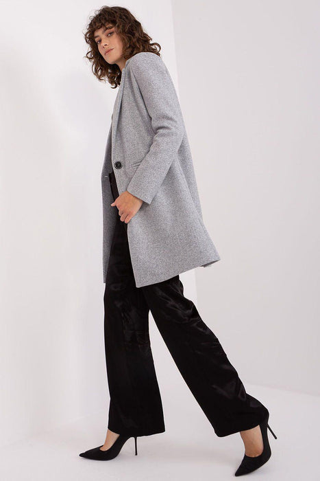 Elegant Allure: Women's Classic Polyester Coat