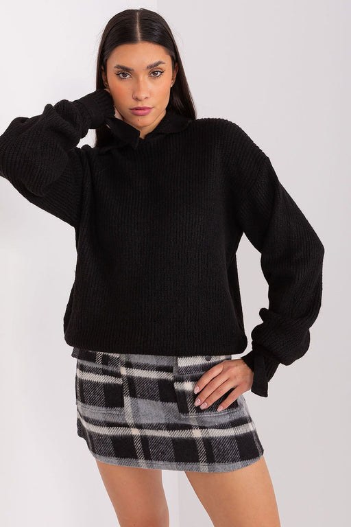 Versatile Elegance - Convertible Knit Sweater