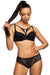 Elegant Lace-Accented Adjustable Push-Up Bra