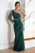 Sparkling Asymmetrical Maxi Gown