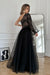 Glamorous Bicotone One-Shoulder Lace Evening Gown