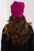 Elegant Rhinestone-Embellished Cashmere Beanie Hat