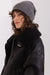 Elegant Rhinestone-Embellished Cashmere Beanie Hat