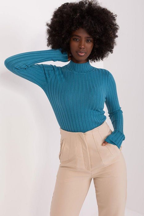 Ribbed Turtleneck Jumper - Effortless Elegance